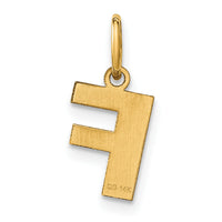 14ky Letter F Initial Pendant-XNA1337Y/F