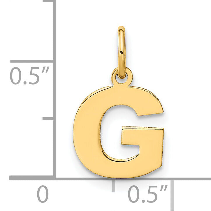 14ky Letter G Initial Pendant-XNA1337Y/G