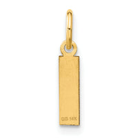 14ky Letter I Initial Pendant-XNA1337Y/I