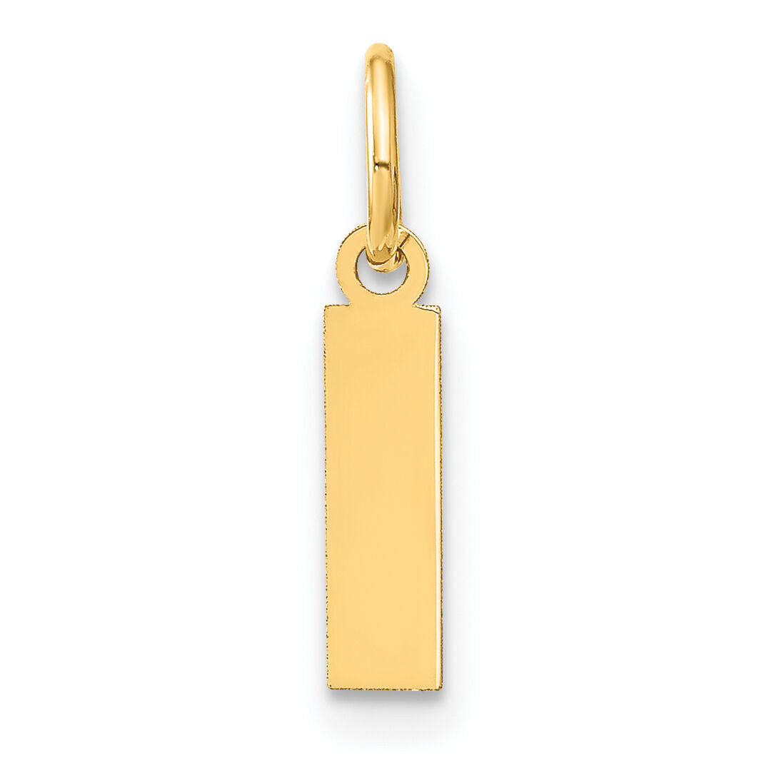 14ky Letter I Initial Pendant-XNA1337Y/I