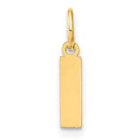 14ky Letter I Initial Pendant-XNA1337Y/I