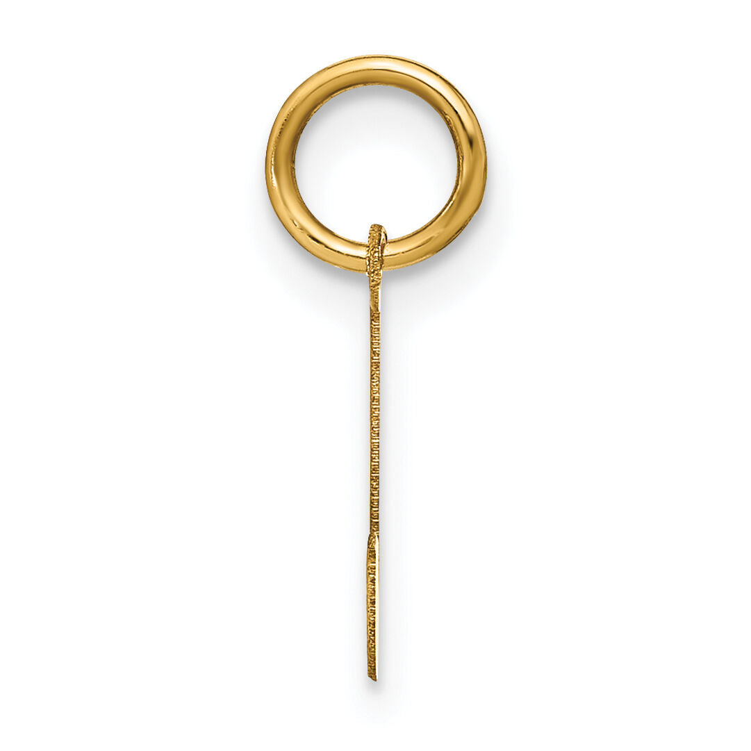 14ky Letter J Initial Pendant-XNA1337Y/J