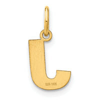 14ky Letter J Initial Pendant-XNA1337Y/J