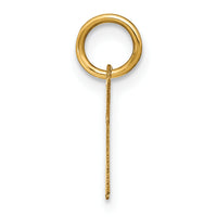 14ky Letter K Initial Pendant-XNA1337Y/K