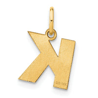14ky Letter K Initial Pendant-XNA1337Y/K