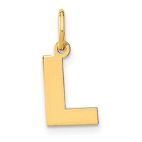 14ky Letter L Initial Pendant-XNA1337Y/L