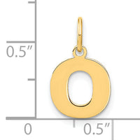 14ky Letter O Initial Pendant-XNA1337Y/O
