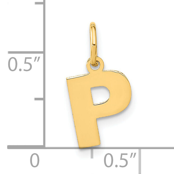14ky Letter P Initial Pendant-XNA1337Y/P