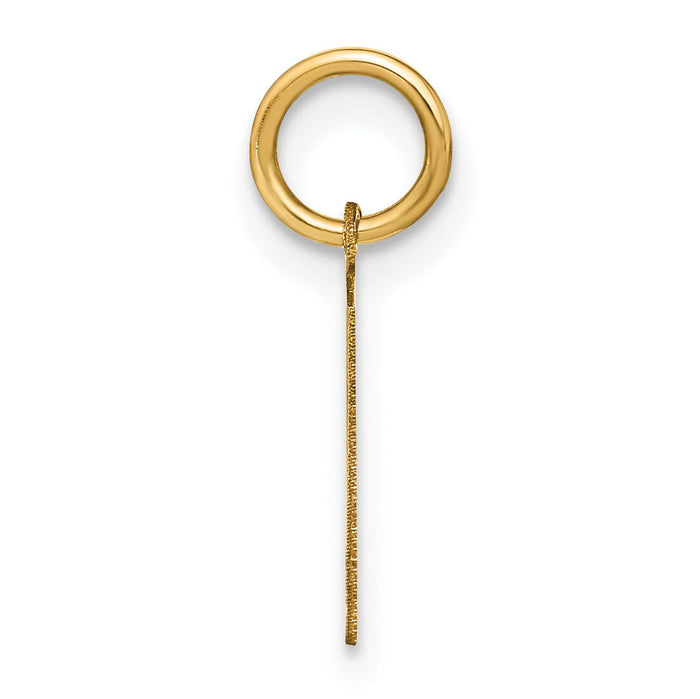 14ky Letter R Initial Pendant-XNA1337Y/R