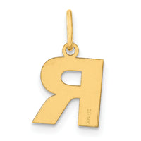 14ky Letter R Initial Pendant-XNA1337Y/R