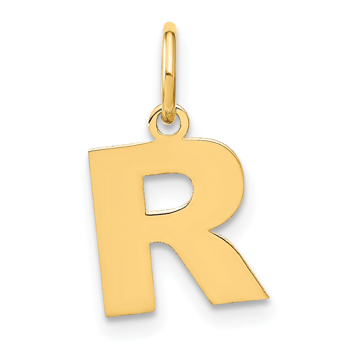 14ky Letter R Initial Pendant-XNA1337Y/R