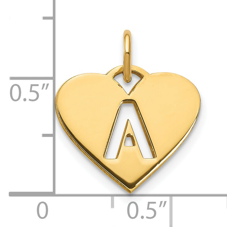 14ky Initial Letter A Initial Charm-XNA1338Y/A