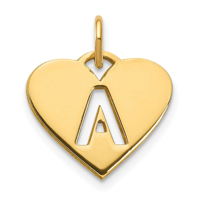 14ky Initial Letter A Initial Charm-XNA1338Y/A
