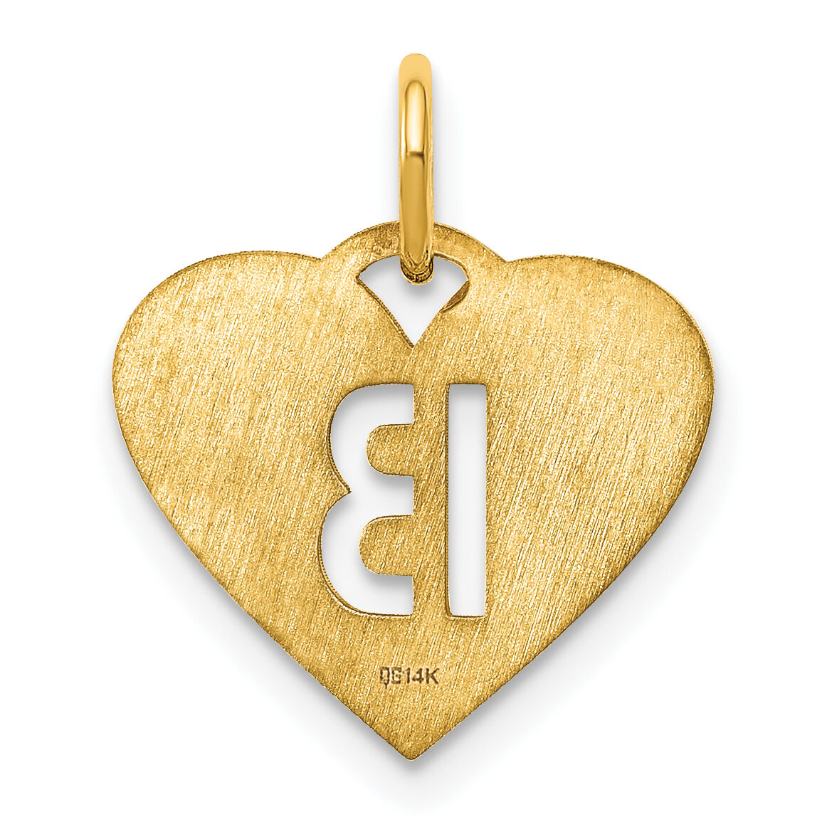 14ky Initial Letter B Initial Charm-XNA1338Y/B