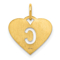 14ky Initial Letter C Initial Charm-XNA1338Y/C