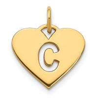 14ky Initial Letter C Initial Charm-XNA1338Y/C