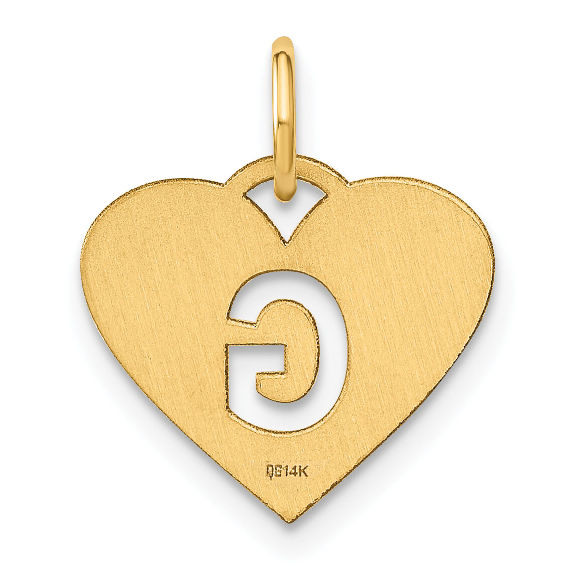 14ky Initial Letter G Initial Charm-XNA1338Y/G