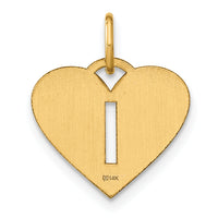 14ky Initial Letter I Initial Charm-XNA1338Y/I