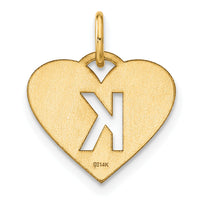 14ky Initial Letter K Initial Charm-XNA1338Y/K
