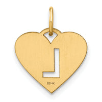 14ky Initial Letter L Initial Charm-XNA1338Y/L