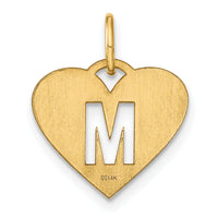 14ky Initial Letter M Initial Charm-XNA1338Y/M