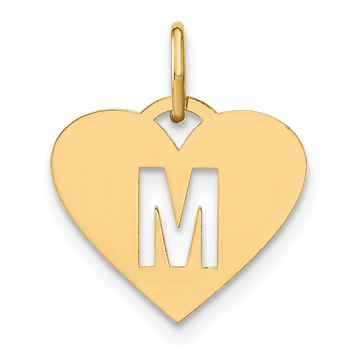 14ky Initial Letter M Initial Charm-XNA1338Y/M