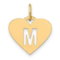 14ky Initial Letter M Initial Charm-XNA1338Y/M
