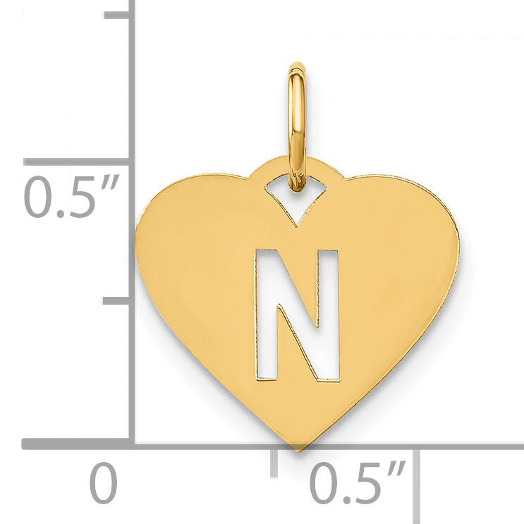 14ky Initial Letter N Initial Charm-XNA1338Y/N