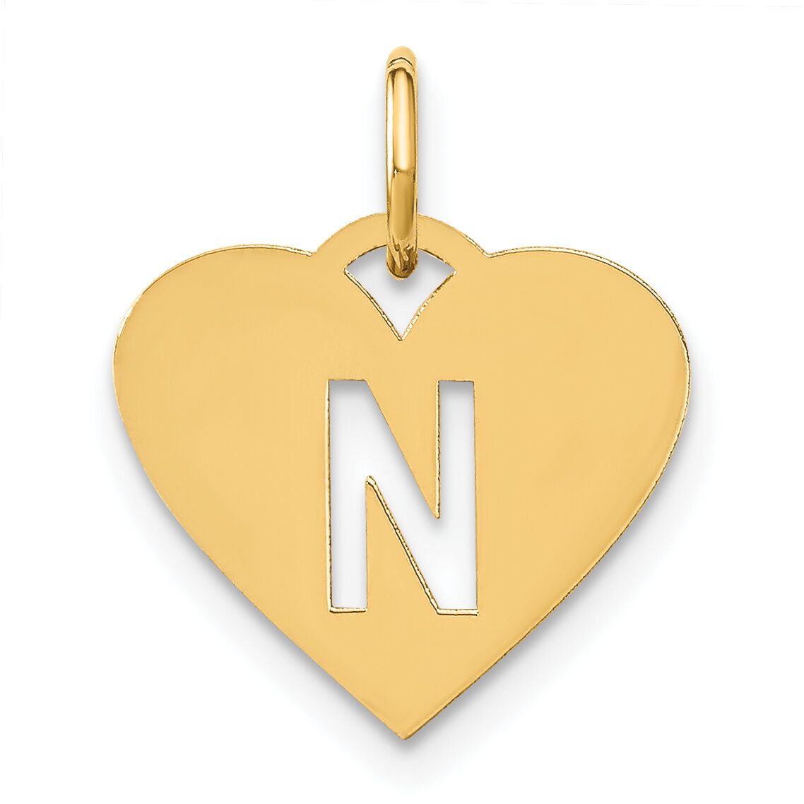 14ky Initial Letter N Initial Charm-XNA1338Y/N