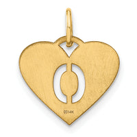 14ky Initial Letter O Initial Charm-XNA1338Y/O