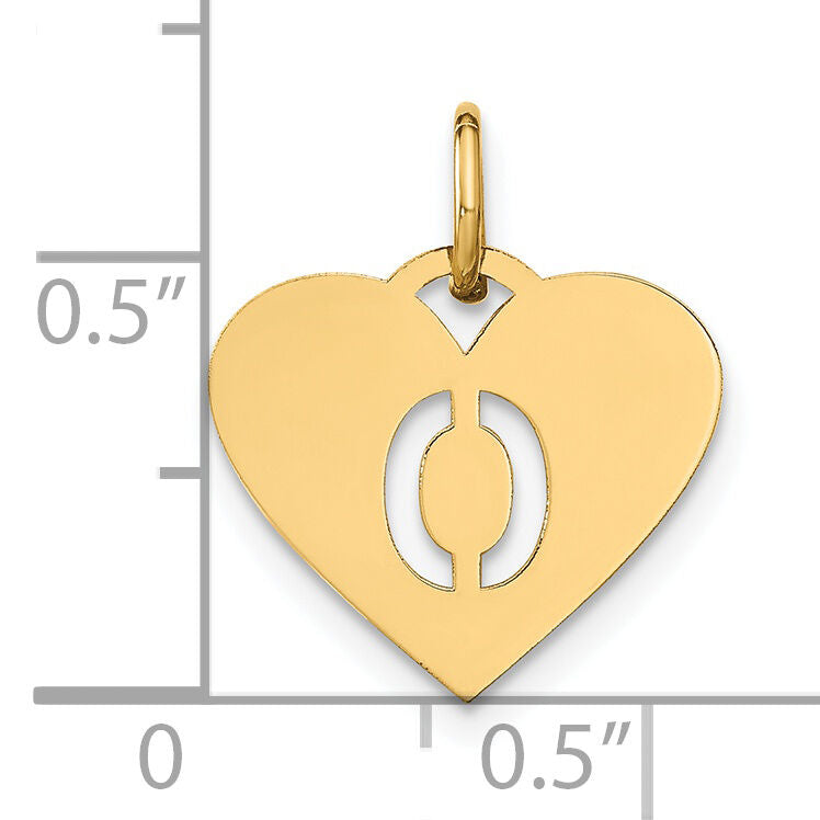14ky Initial Letter O Initial Charm-XNA1338Y/O