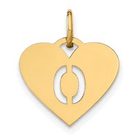 14ky Initial Letter O Initial Charm-XNA1338Y/O