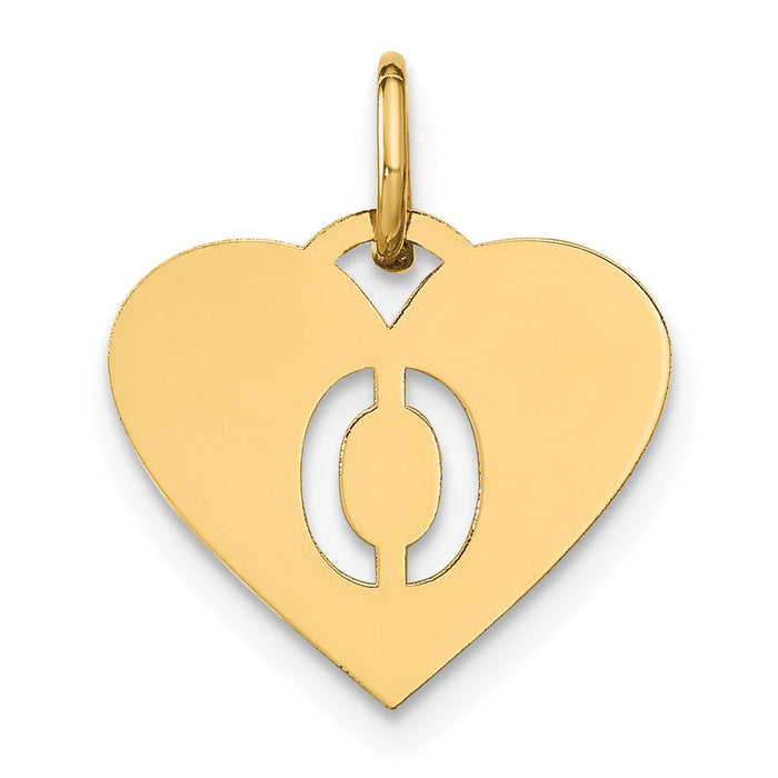 14ky Initial Letter O Initial Charm-XNA1338Y/O