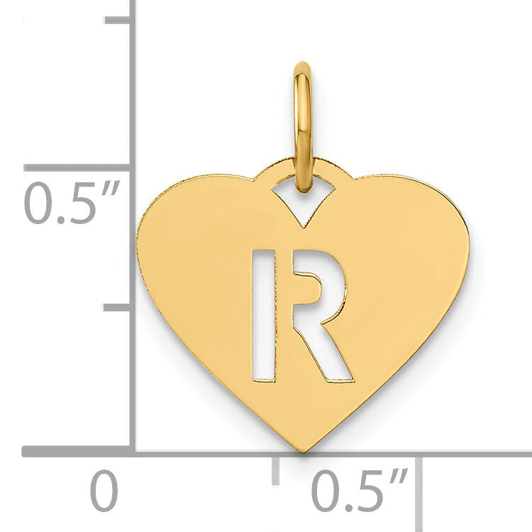 14ky Initial Letter R Initial Charm-XNA1338Y/R