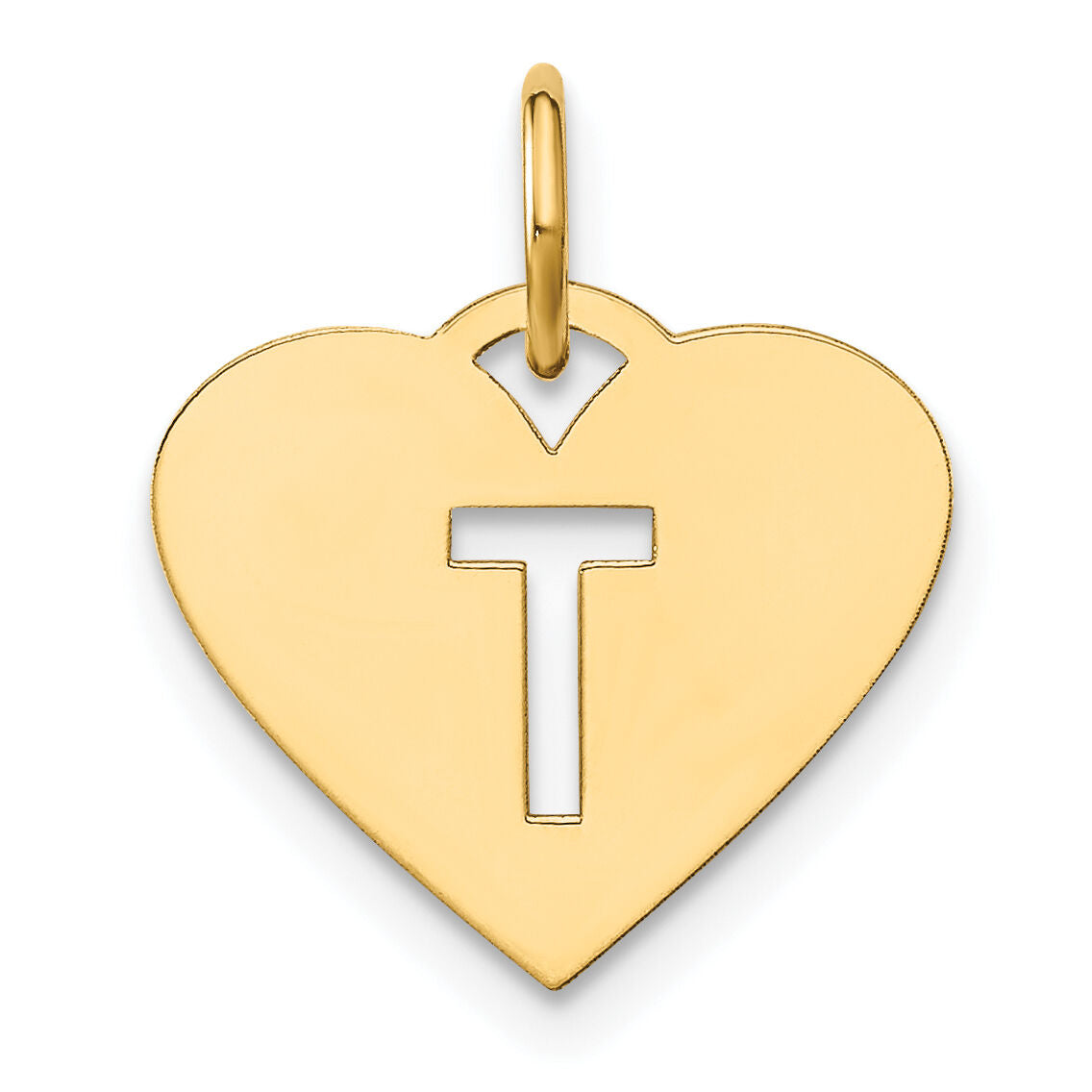 14ky Initial Letter T Initial Charm-XNA1338Y/T