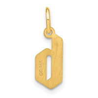 14KY Lower case Letter B Initial Pendant-XNA1383Y/B