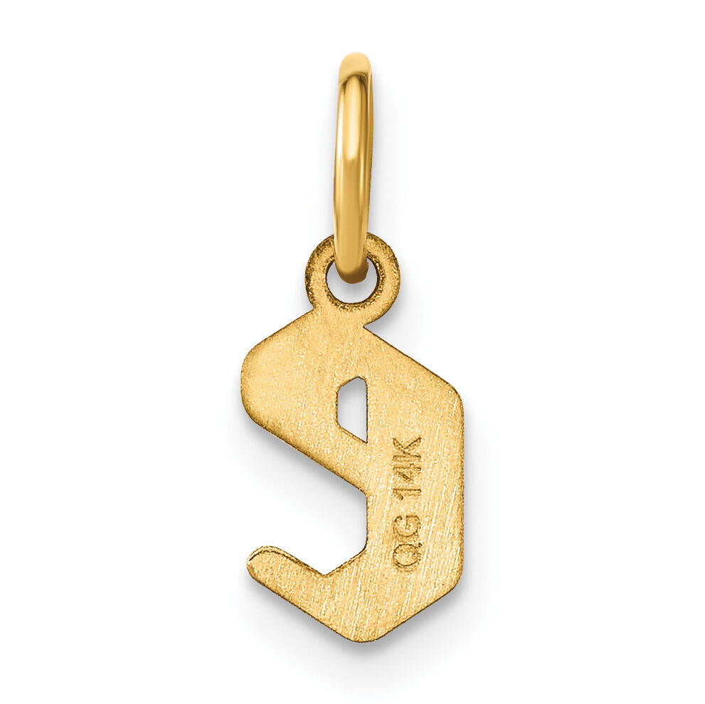 14ky Lowercase Letter E Initial Pendant-XNA1383Y/E