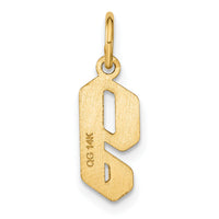 14ky Lowercase Letter G Initial Pendant-XNA1383Y/G