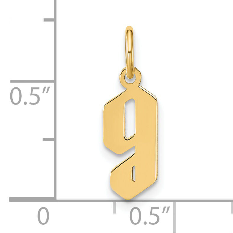 14ky Lowercase Letter G Initial Pendant-XNA1383Y/G