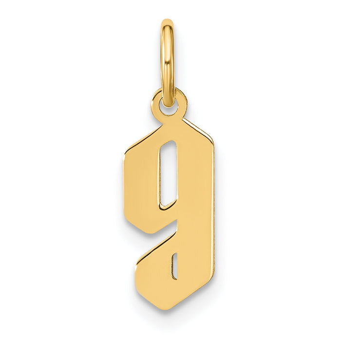 14ky Lowercase Letter G Initial Pendant-XNA1383Y/G