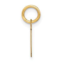 14ky Lowercase Letter I Initial Pendant-XNA1383Y/I