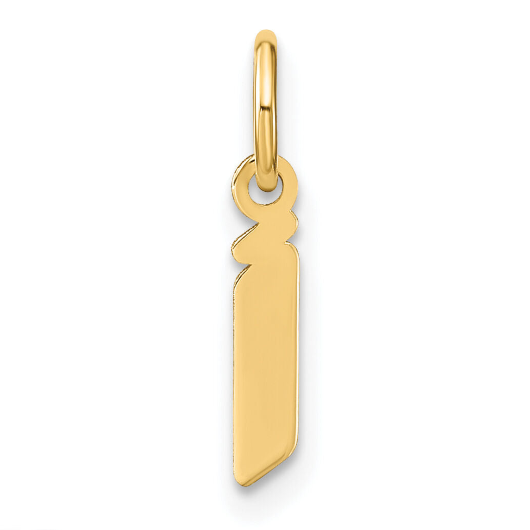 14ky Lowercase Letter I Initial Pendant-XNA1383Y/I
