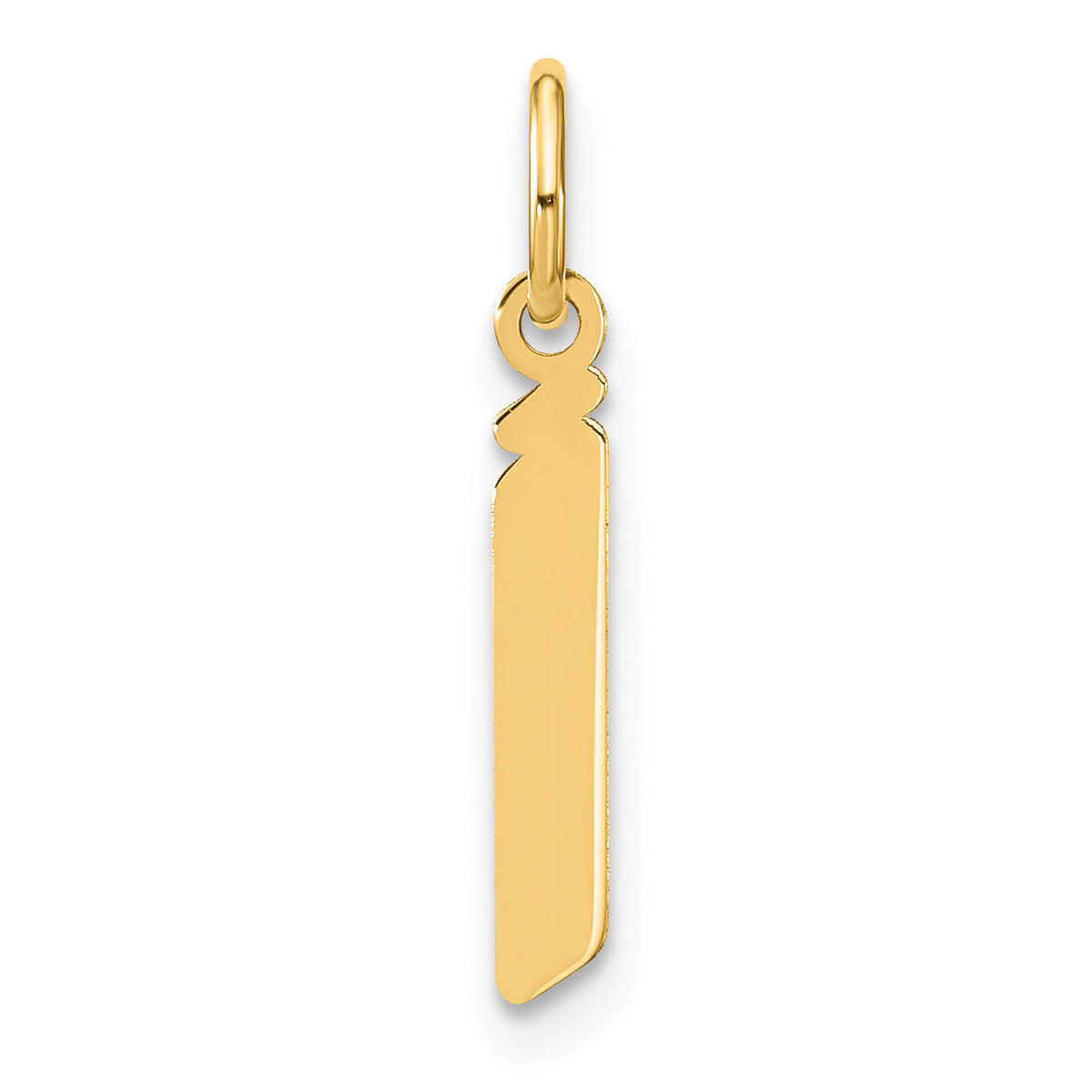 14ky Lowercase Letter J Initial Pendant-XNA1383Y/J