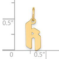14ky Lowercase Letter K Initial Pendant-XNA1383Y/K