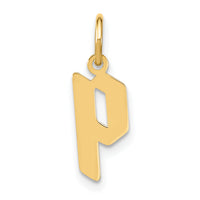 14ky Lowercase Letter P Initial Pendant-XNA1383Y/P