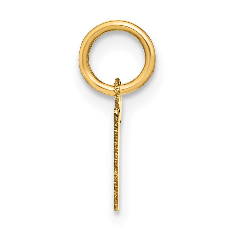 14ky Lowercase Letter R Initial Pendant-XNA1383Y/R