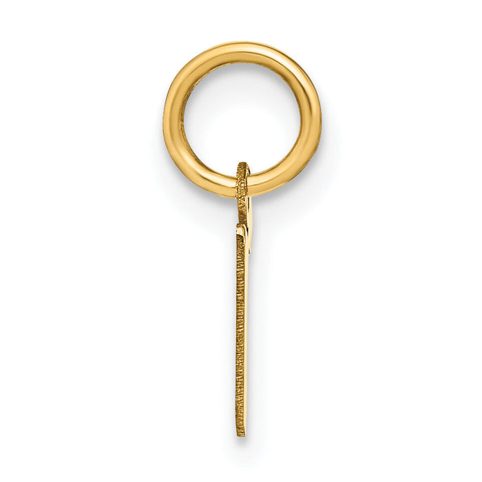 14ky Lowercase Letter R Initial Pendant-XNA1383Y/R