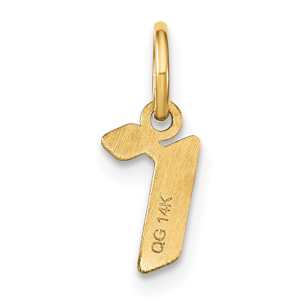 14ky Lowercase Letter R Initial Pendant-XNA1383Y/R