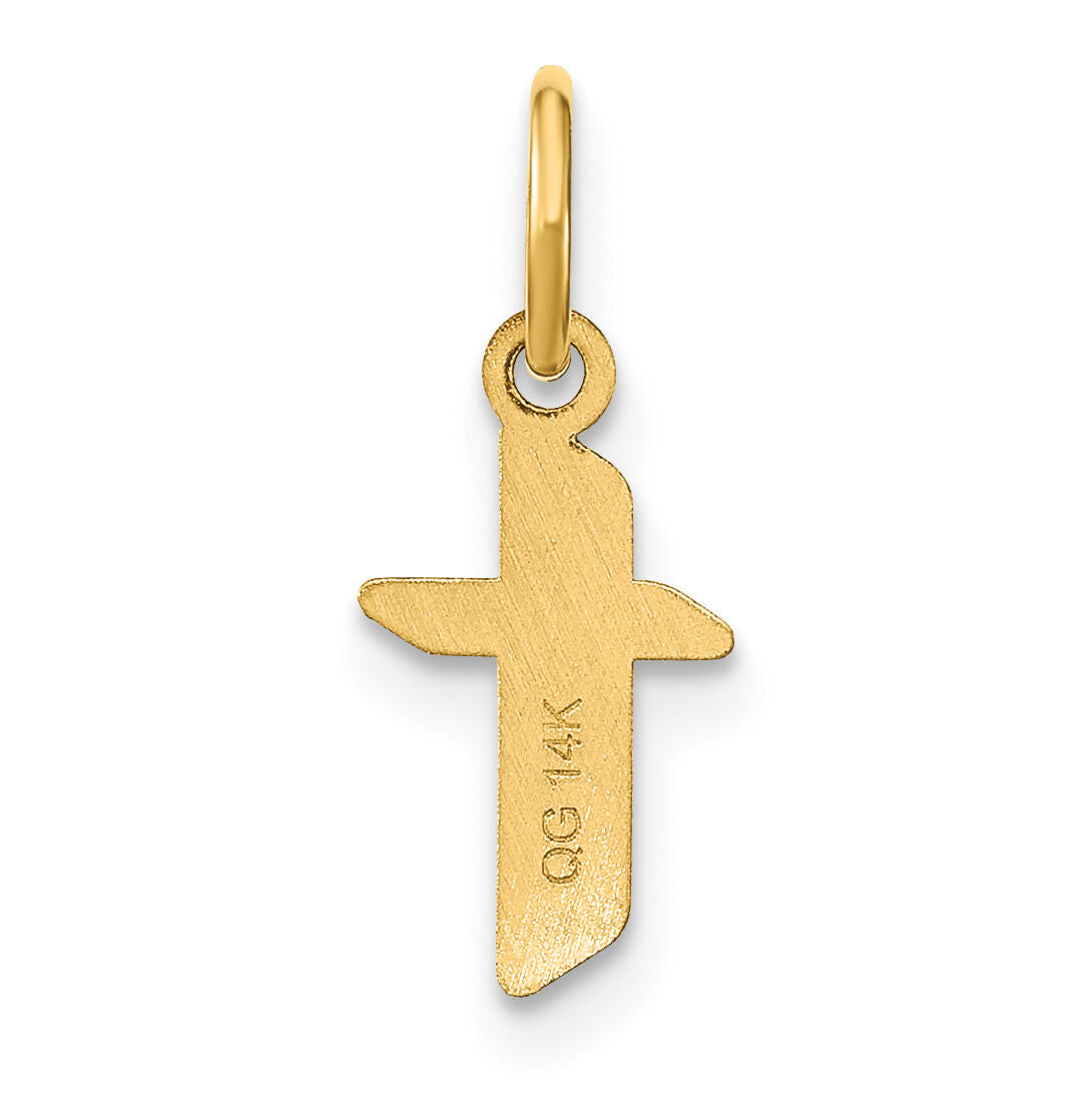 14ky Lowercase Letter T Initial Pendant-XNA1383Y/T