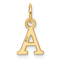 14ky Cutout Letter A Initial Pendant-XNA1466Y/A